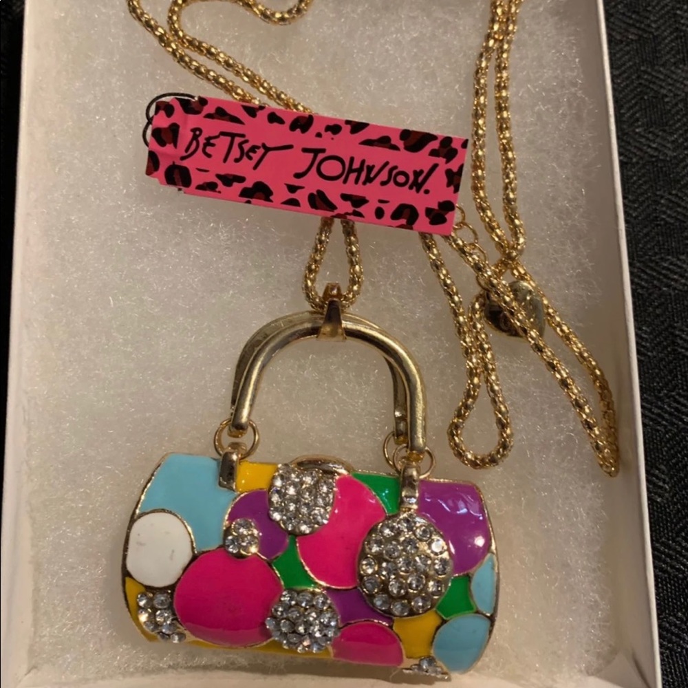 Betsy Johnson Necklace/charm